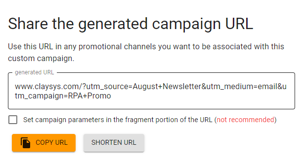 UTM Parameters